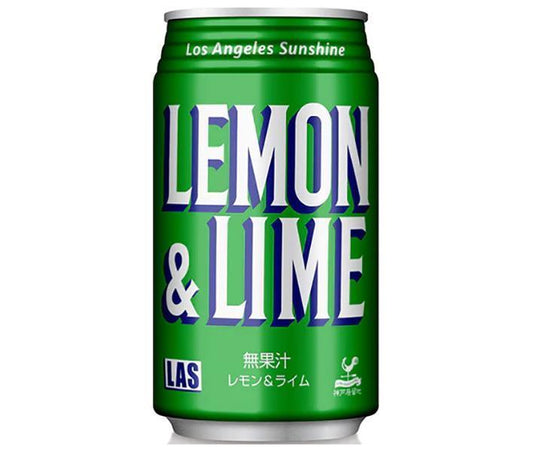 Tominaga Trading Kobe Foreign Settlement Las Lemon Lime 350ml Can x 24 [Ships from Japan] 