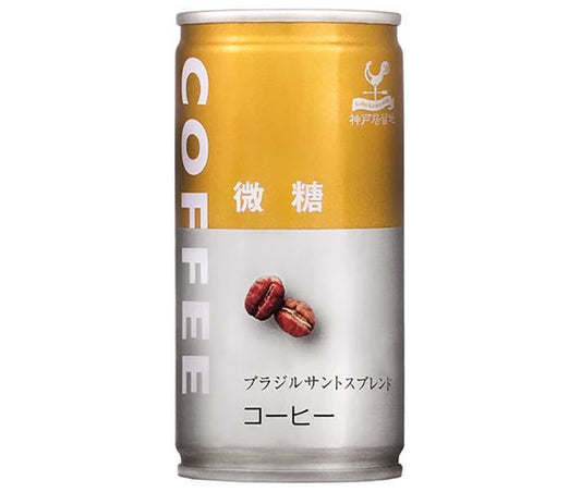 Tominaga Trading Kobe Foreign Settlement Lightly Sweetened Coffee, 185g Can x 30 Cans [Ships from Japan] 