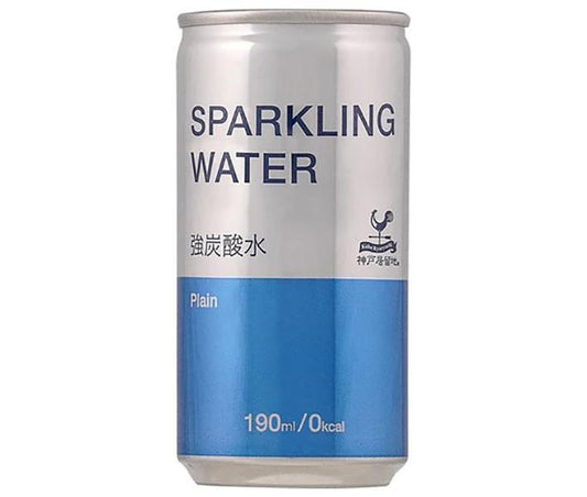 Tominaga Trading Kobe Foreign Settlement Sparkling Water, 190ml Can x 30 [Ships from Japan] 