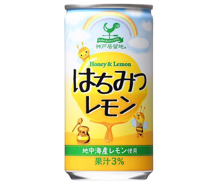 Tominaga Trading Kobe Foreign Settlement Honey Lemon 185g Can x 30 Cans [Ships from Japan]