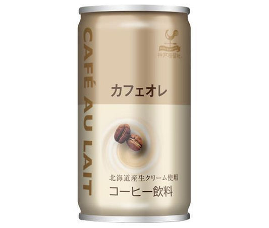 Tominaga Trading Kobe Settlement Cafe au lait 185g can x 30 bottles [shipped in Japan]