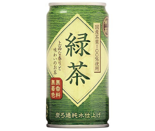 Tominaga Boeki Kobe Sabo Green Tea 185g can x 30 bottles [shipped in Japan]