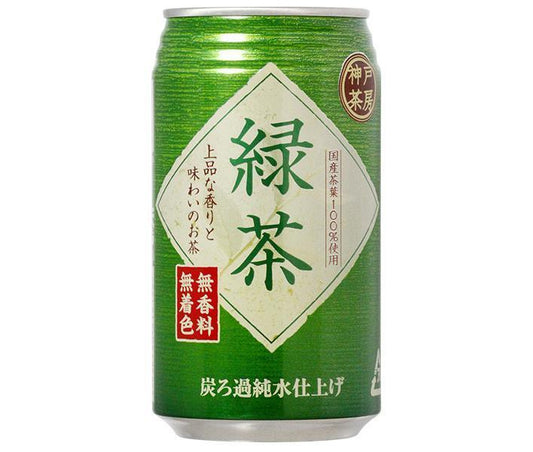 Tominaga Trading Kobe Sabo Green Tea, 340g Can x 24 Cans [Ships from Japan] 