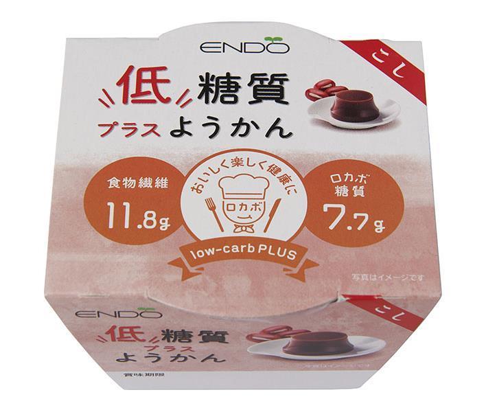 Endo Seian Low-Carb Plus Yokan, Strained, 90g x 24 (6 x 4) pieces [Ships from Japan] 