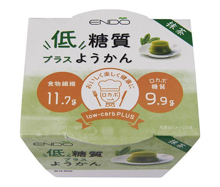 Endo Seian Low Sugar Plus Yokan Matcha 90g x 24 (6 x 4) pieces [Shipped in Japan]