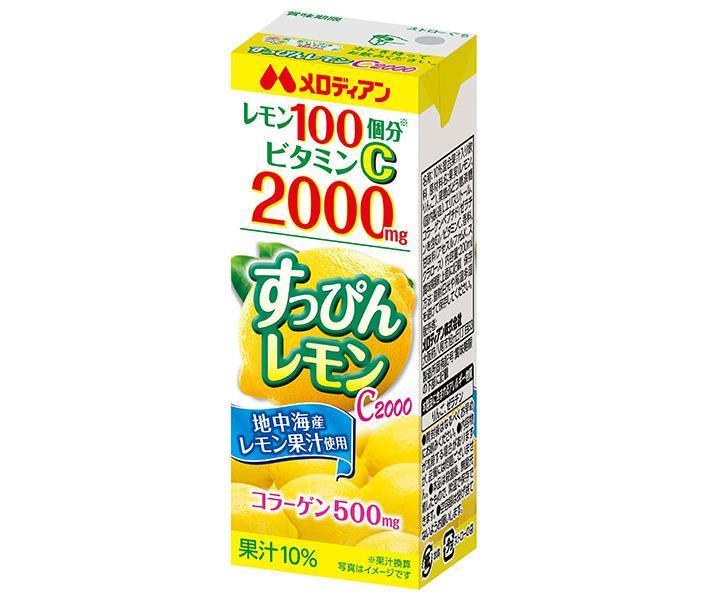 Melodian Suppon Lemon C2000 200ml Paper Pack x 24 Bottles [Ships from Japan] 