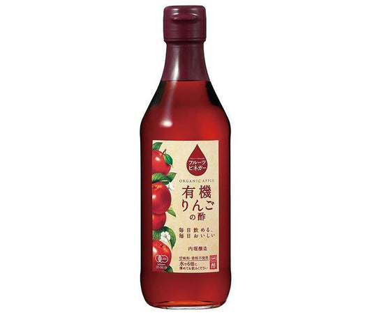 Uchibori Brewing Organic Apple Cider Vinegar, 360ml Bottle x 6 [Ships from Japan] 