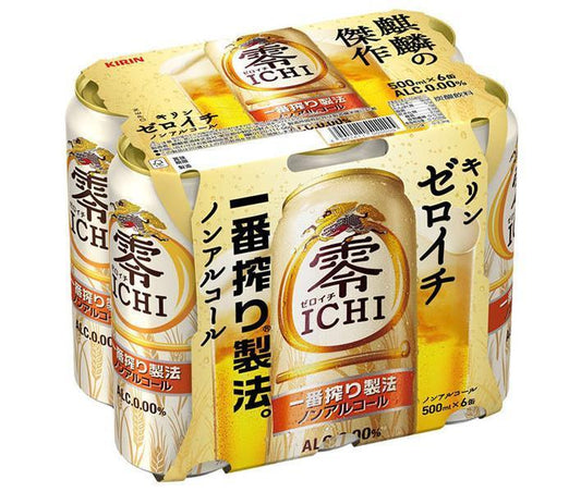 Kirin Zero ICHI (6-can pack) 500ml cans x 24 [Ships from Japan] 