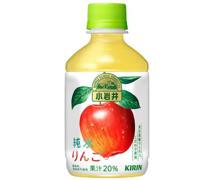 Kirin Koiwai Pure Apple Water, 280ml PET Bottles x 24 Bottles [Ships from Japan] 