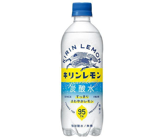 Kirin Kirin Lemon Carbonated Water, 500ml PET Bottles x 24 [Ships from Japan] 
