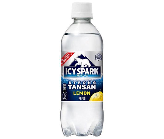 Coca-Cola Icy Spark from Canada Dry Lemon, 490ml PET bottles x 24 [Ships from Japan] 