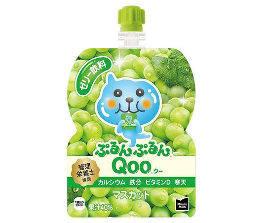 Coca-Cola Minute Maid Purun Purun Qoo Muscat 125g Pouch x 6 [Ships from Japan] 
