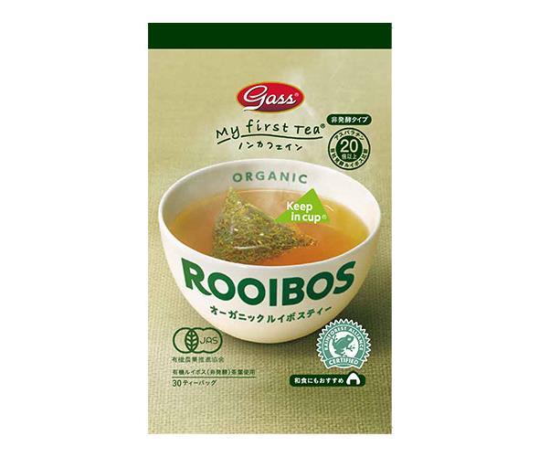 Gass Organic Rooibos Tea (Non-fermented type) 45g (1.5g x 30 bags) x 24 pieces [Shipped in Japan]