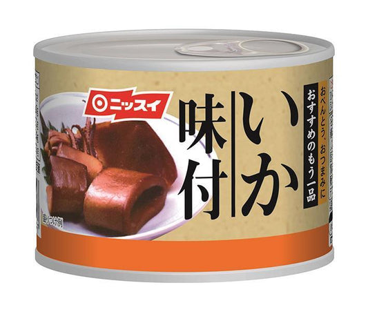 Nissui Seasoned Squid, 130g Can x 24 Packs [Ships from Japan] 
