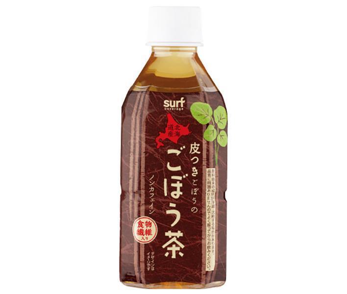Surf Beverage Burdock Tea, 350ml PET Bottle x 24 Bottles [Ships from Japan] 