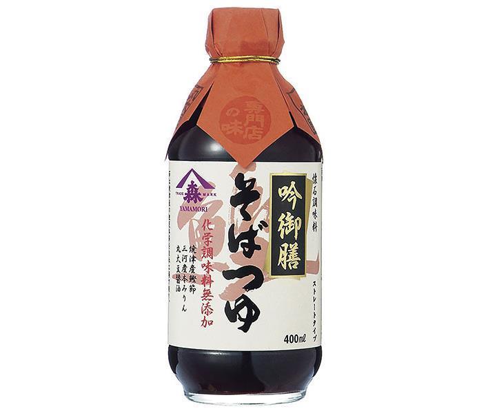 ヤマモリ 吟御膳そばつゆ 400ml瓶×12本入【日本出荷】