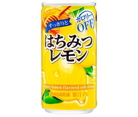 Sangaria Refreshing Honey Lemon 185g Can x 30 Cans [Ships from Japan] 