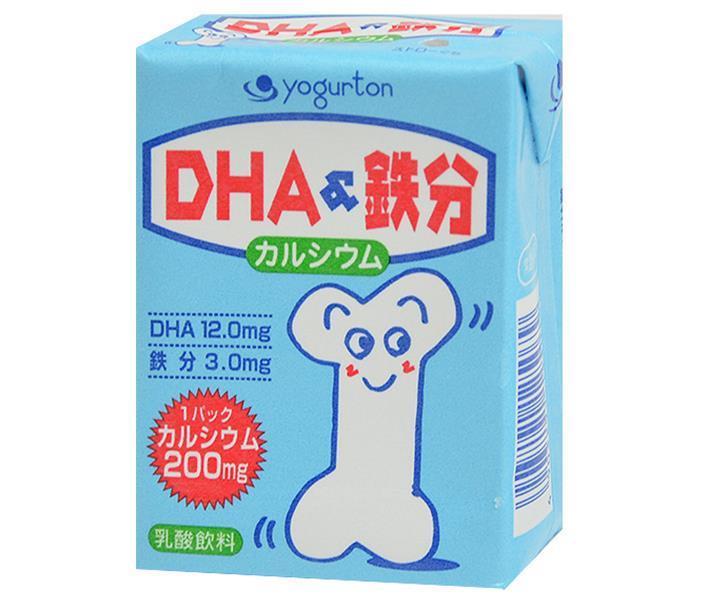 ヨーグルトン乳業 DHA＆鉄分 200ml紙パック×16本入【日本出荷】