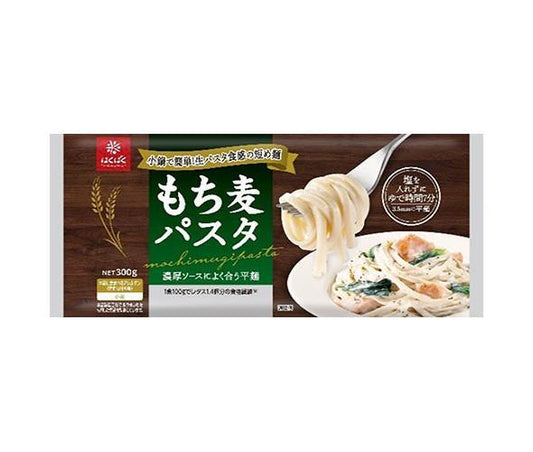 Hakubaku Mochibarley Pasta, Flat Noodles, 300g x 10 Bags [Ships from Japan] 