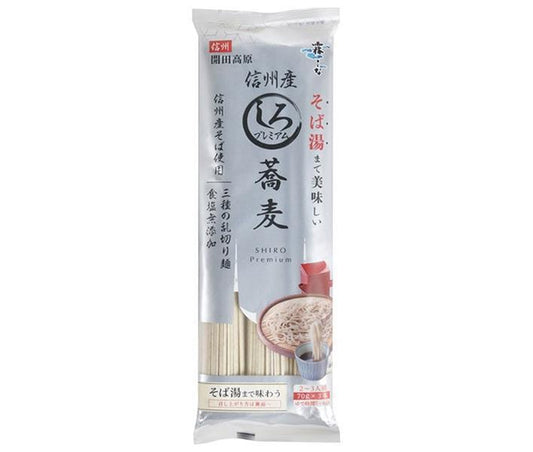 はくばく 信州産そば湯までおいしい蕎麦 しろ 210g×12袋入【日本出荷】