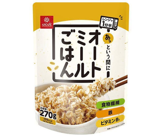 Hakubaku Oatmeal Rice, 270g x 6 packs [Ships from Japan] 