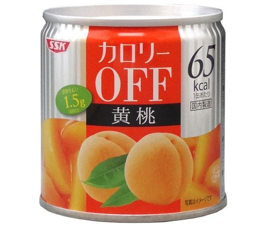 SSK カロリーOFF 黄桃 185g×24個入【日本出荷】