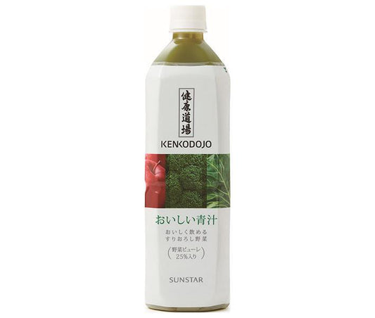 Sunstar Kenko Dojo Delicious Green Juice 900g PET bottles x 6 bottles [Shipped in Japan]
