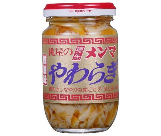 桃屋 穂先メンマ やわらぎ (辣油味) 115g瓶×12個入【日本出荷】