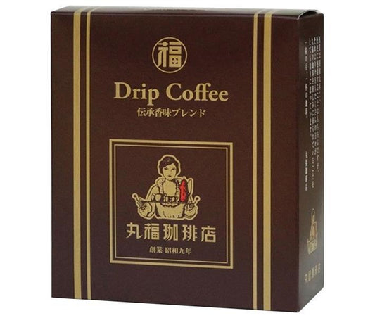 Marufuku Coffee Shop Drip Coffee, Traditional Aroma Blend, 50g (10g x 5 packs) x 12 bags [Ships from Japan] 