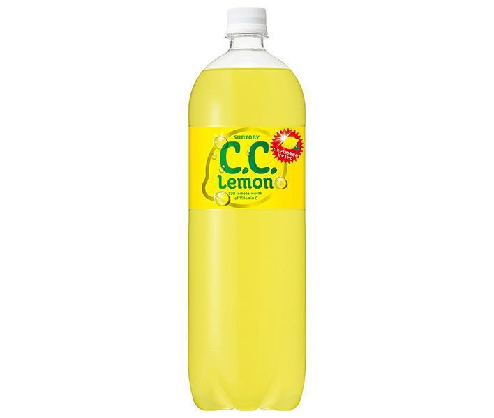 Suntory C.C. Lemon 1.5L plastic bottle x 8 pieces [shipped in Japan]
