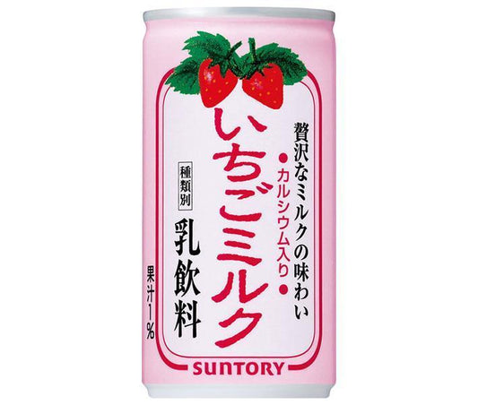 Suntory Strawberry Milk 190g can x 30 cans [Ships from Japan] 