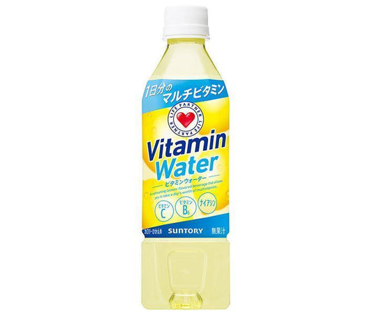 Suntory Vitamin Water (for retail sale) 500ml PET bottles x 24 [Ships from Japan] 
