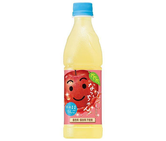 Suntory Nacchan Apple 425ml plastic bottle x 24 pieces [shipped in Japan]