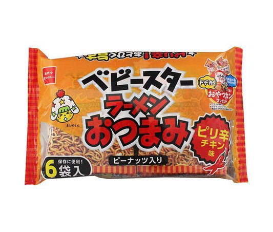 おやつカンパニー ベビースター ラーメンおつまみ6P ピリ辛チキン味 138g(23g×6)×15袋入【日本出荷】