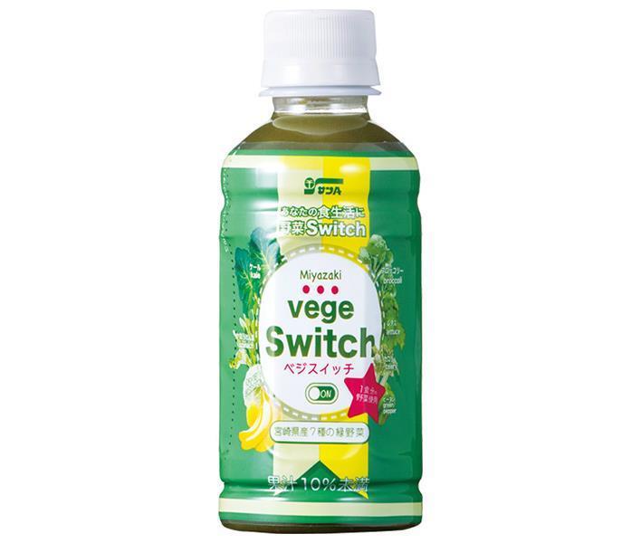 SunA Miyazaki Vege Swich (200ml PET Bottle x 24 Bottles) [Ships from Japan] 