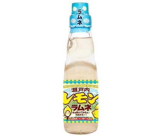 齋藤飲料工業 瀬戸内 レモンラムネ 200ml瓶×30本入【日本出荷】