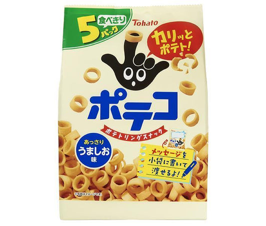 Tohato Poteco Umashio Flavor 5P 110g x 12 bags [Shipped in Japan]