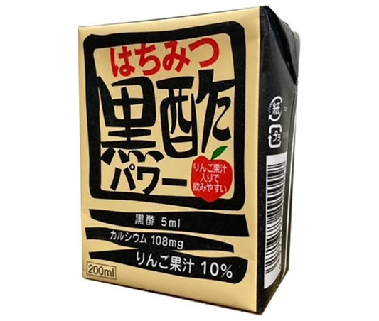 日本ルナ はちみつ黒酢パワー 200ml紙パック×16本入【日本出荷】