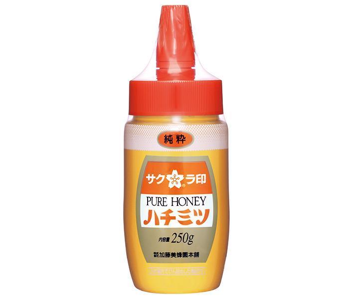 Kato Bee Garden Sakura Brand Pure Honey, 250g x 12 bottles [Ships from Japan] 