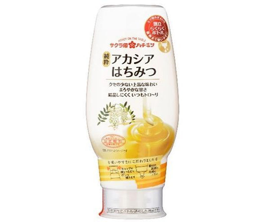 Kato Bibeeen Sakura Seal Pure Acacia Honey 300g x 12 bottles [Shipped in Japan]