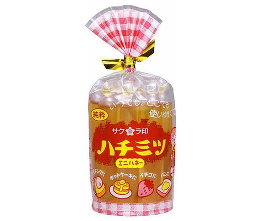 加藤美蜂園 サクラ印 純粋ハチミツ(ミニハネー) 15g×10本×12袋入【日本出荷】