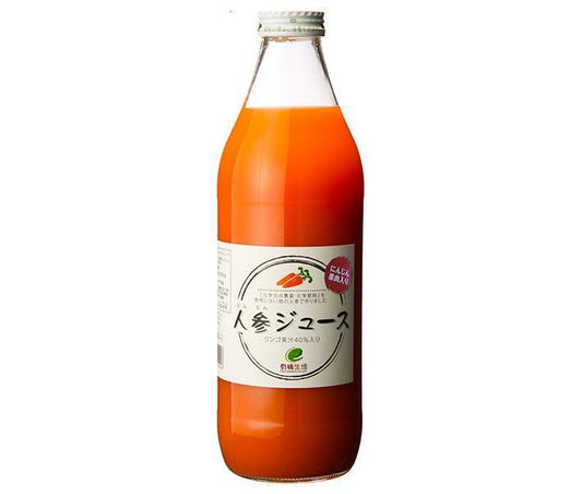 E Organic Life Organic Life Carrot Juice 1000ml bottle x 6 bottles [shipped in Japan]