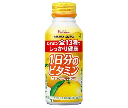House Wellness PERFECT VITAMIN, 1 Day's Worth of Vitamins, Grapefruit Flavor, 120ml Bottle Can x 30 [Ships from Japan]