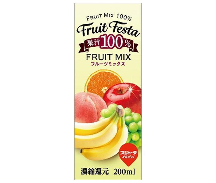 Sujata Fruit Festa Fruit Mix 200ml paper pack x 24 pieces [shipped in Japan]