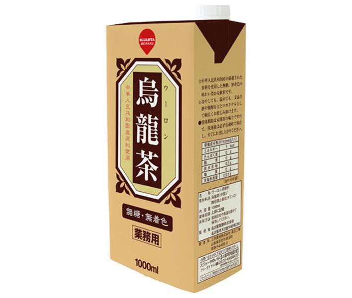 スジャータ 業務用 烏龍茶 1000ml紙パック×6本入【日本出荷】