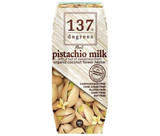 HARUNA 137 Degrees Pistachio Milk (Prisma Container) 180ml Paper Carton x 36 [Ships from Japan] 