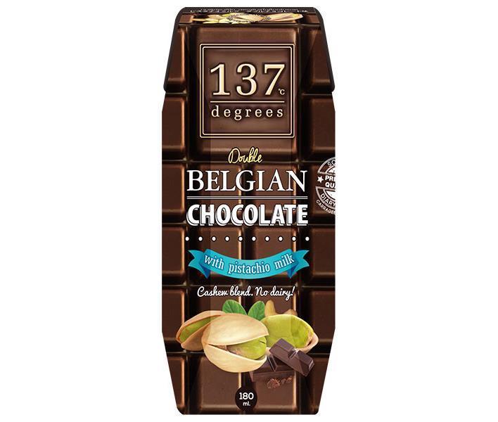 HARUNA(ハルナ) 137ディグリーズ ベルギーチョコピスタチオミルク(プリズマ容器) 180ml紙パック×36本入【日本出荷】