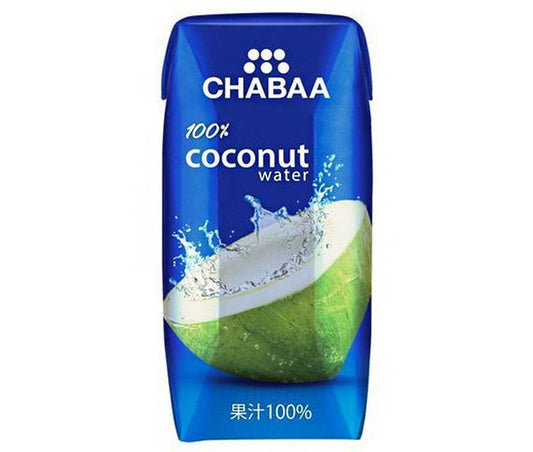 HARUNA CHABAA 100% Coconut Water, 180ml Paper Carton x 36 Bottles [Ships from Japan] 