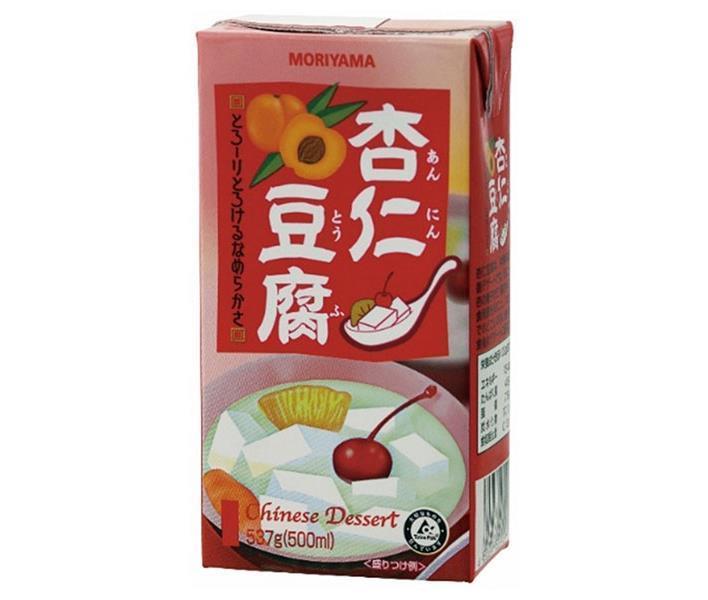 守山乳業 MORIYAMA 杏仁豆腐 537g紙パック×12本入【日本出荷】