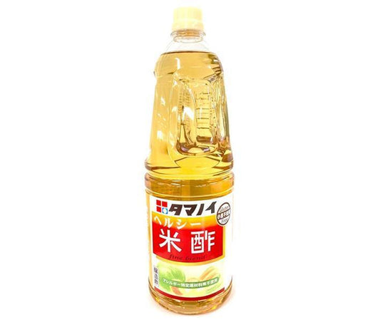 Tamanoi Vinegar Healthy Rice Vinegar, 1.8L PET Bottle x 6 [Ships from Japan] 